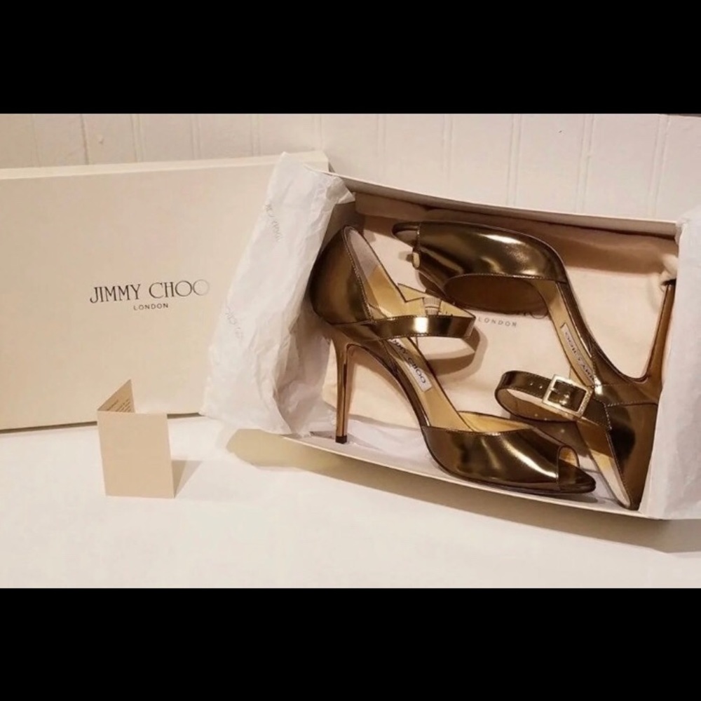 Jimmy Choo open toe heels